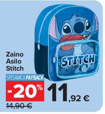 Zaino Asilo Stitch