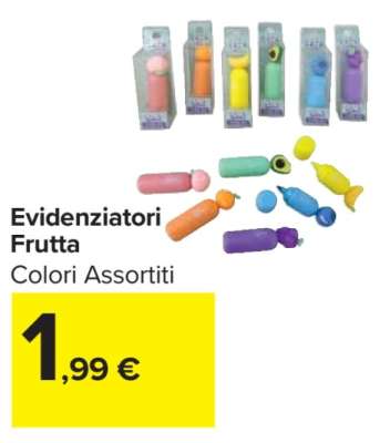 Evidenziatori Frutta