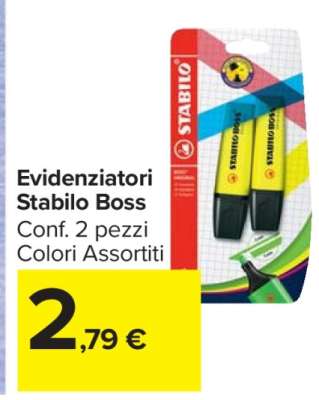 Evidenziatori Stabilo Boss