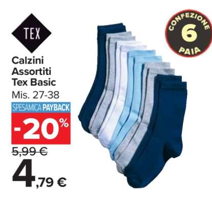 Calzini Assortiti Tex Basic