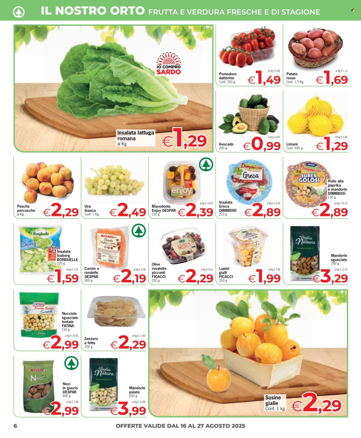 Volantino Eurospar - 16/8/2025 - 27/8/2025. Pagina 6