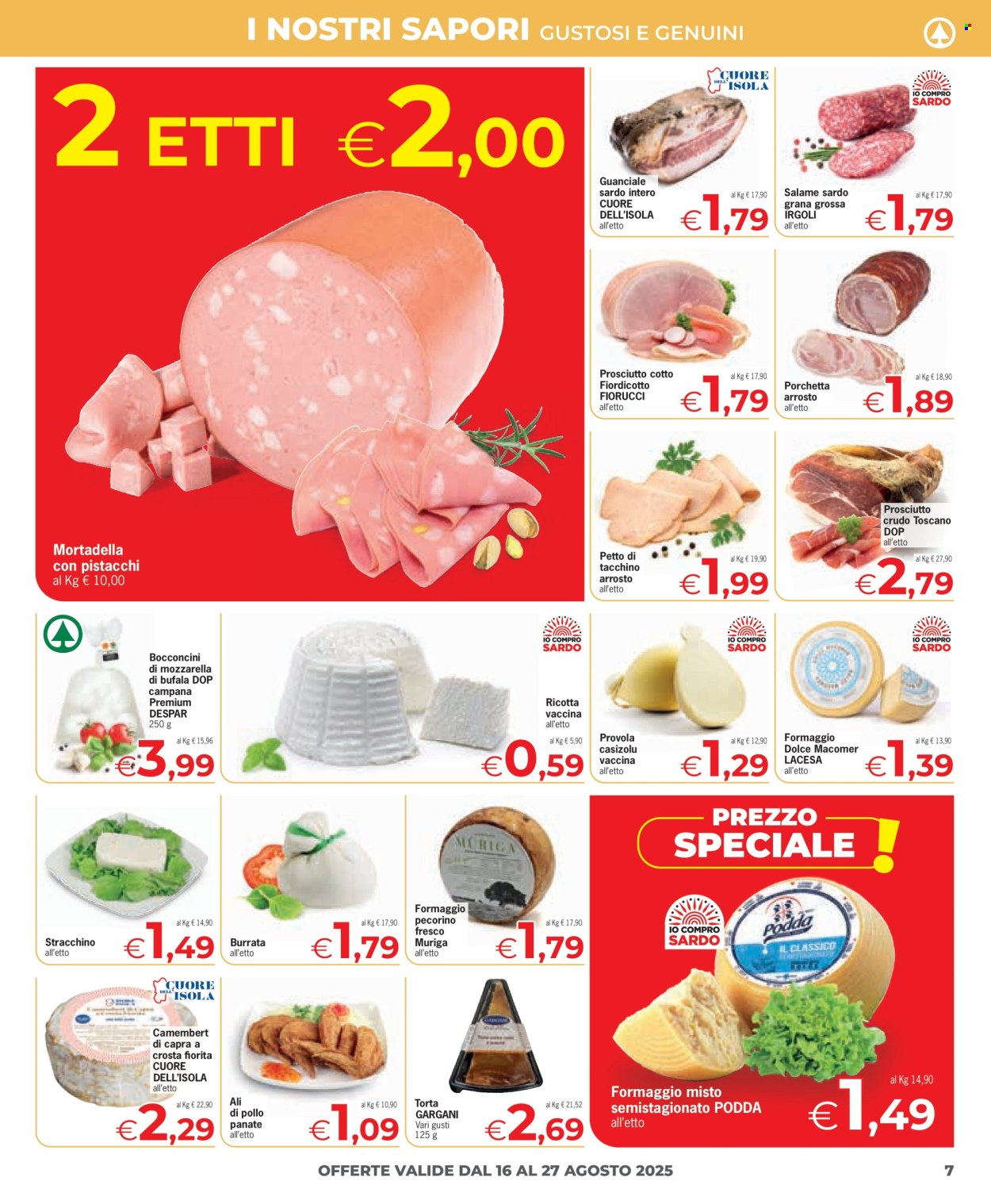 Volantino Eurospar - 16/8/2025 - 27/8/2025. Pagina 7