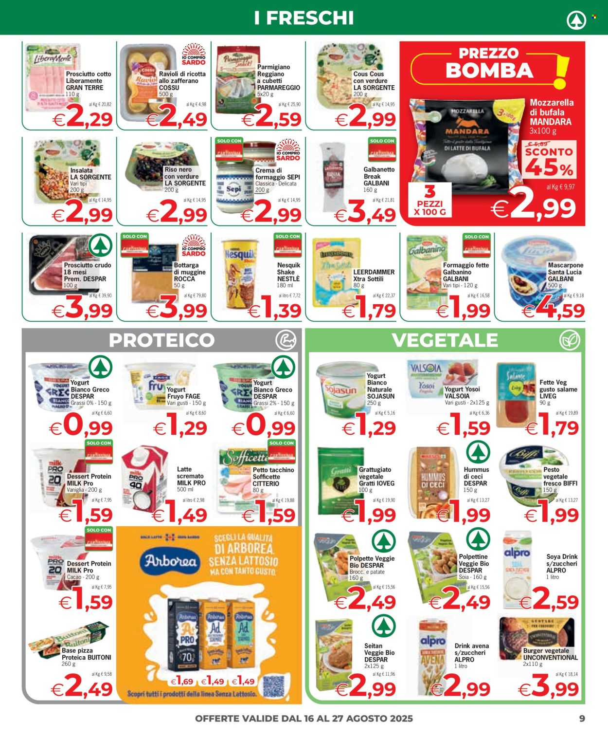 Volantino Eurospar - 16/8/2025 - 27/8/2025. Pagina 9