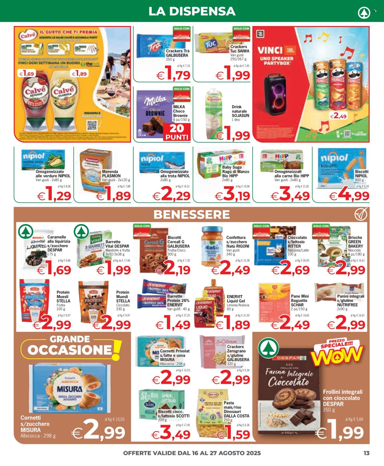 Volantino Eurospar - 16/8/2025 - 27/8/2025. Pagina 13