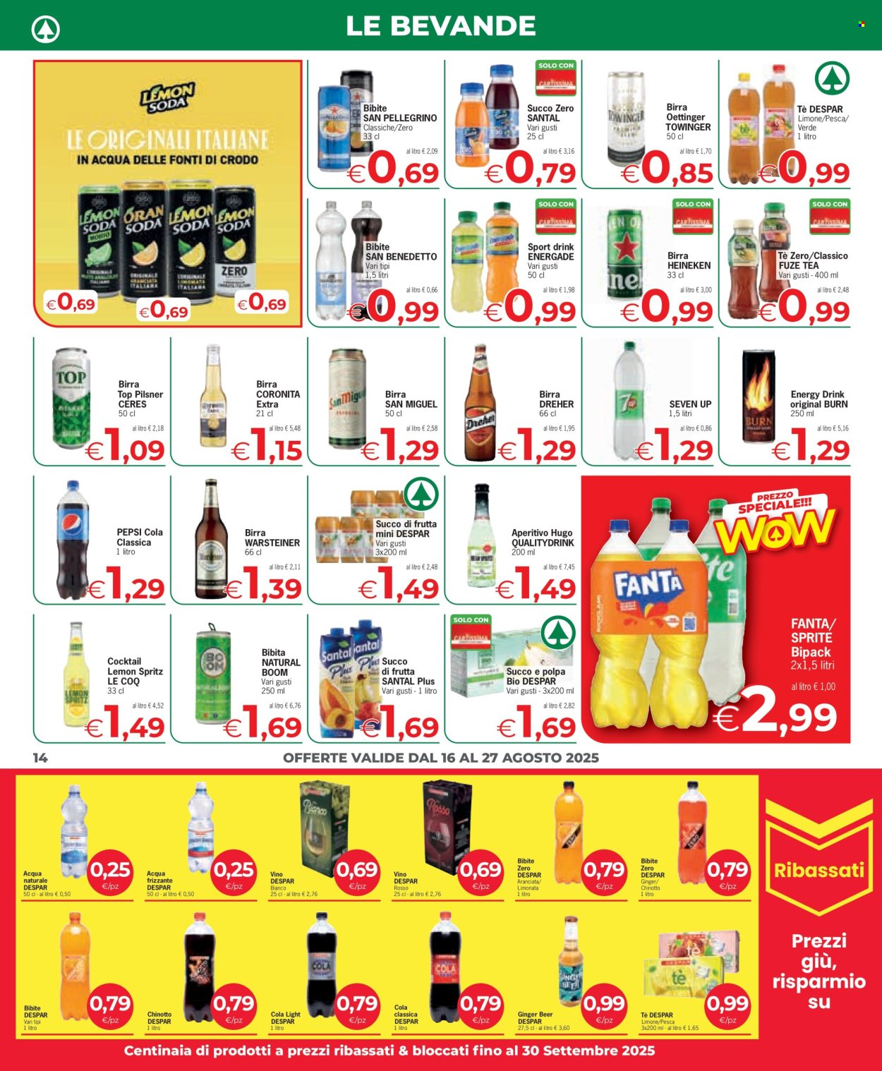 Volantino Eurospar - 16/8/2025 - 27/8/2025. Pagina 14