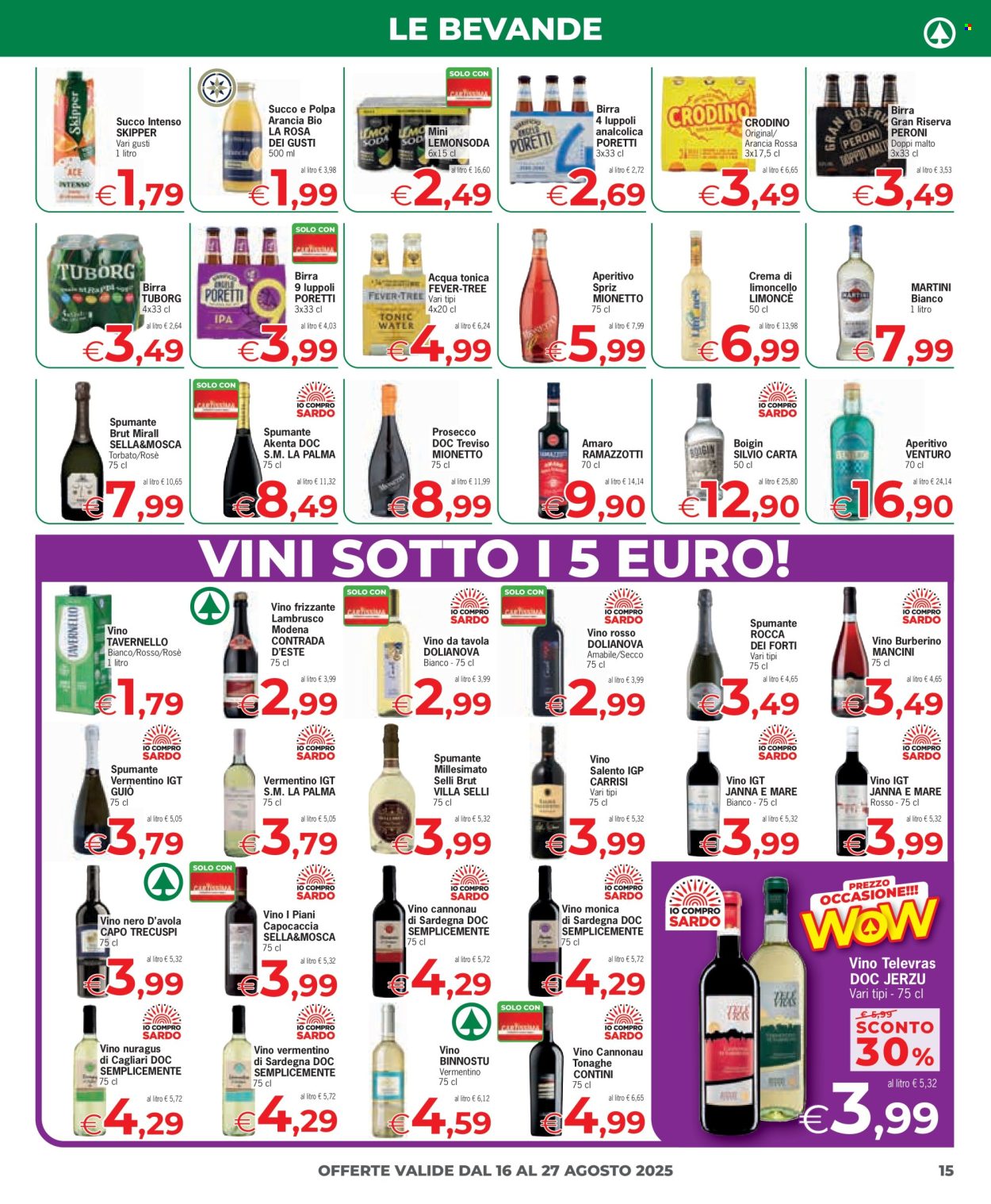 Volantino Eurospar - 16/8/2025 - 27/8/2025. Pagina 15