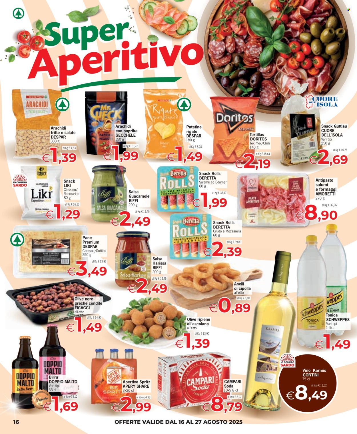 Volantino Eurospar - 16/8/2025 - 27/8/2025. Pagina 16