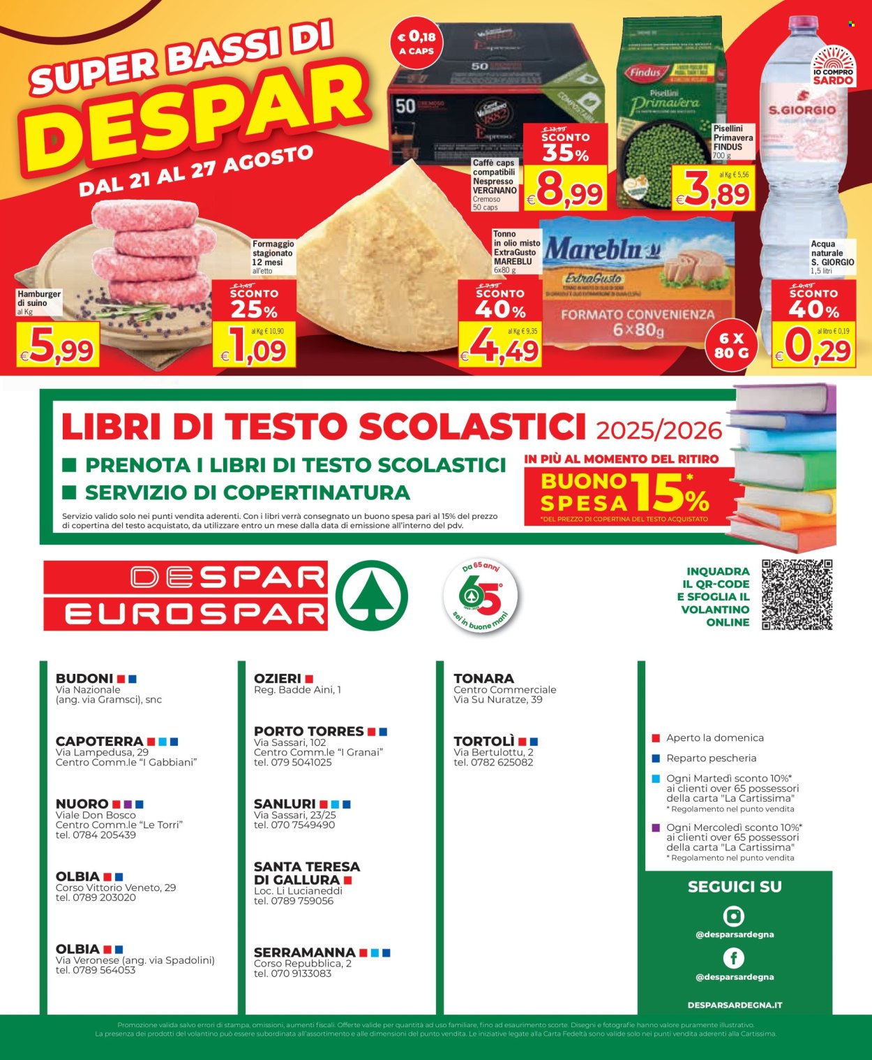 Volantino Eurospar - 16/8/2025 - 27/8/2025. Pagina 20