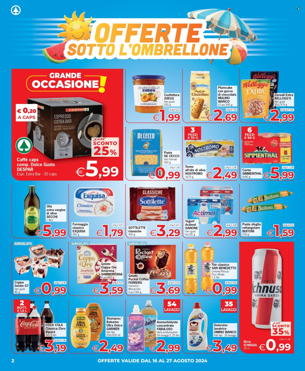 Volantino Eurospar - 16/8/2025 - 27/8/2025. Pagina 2