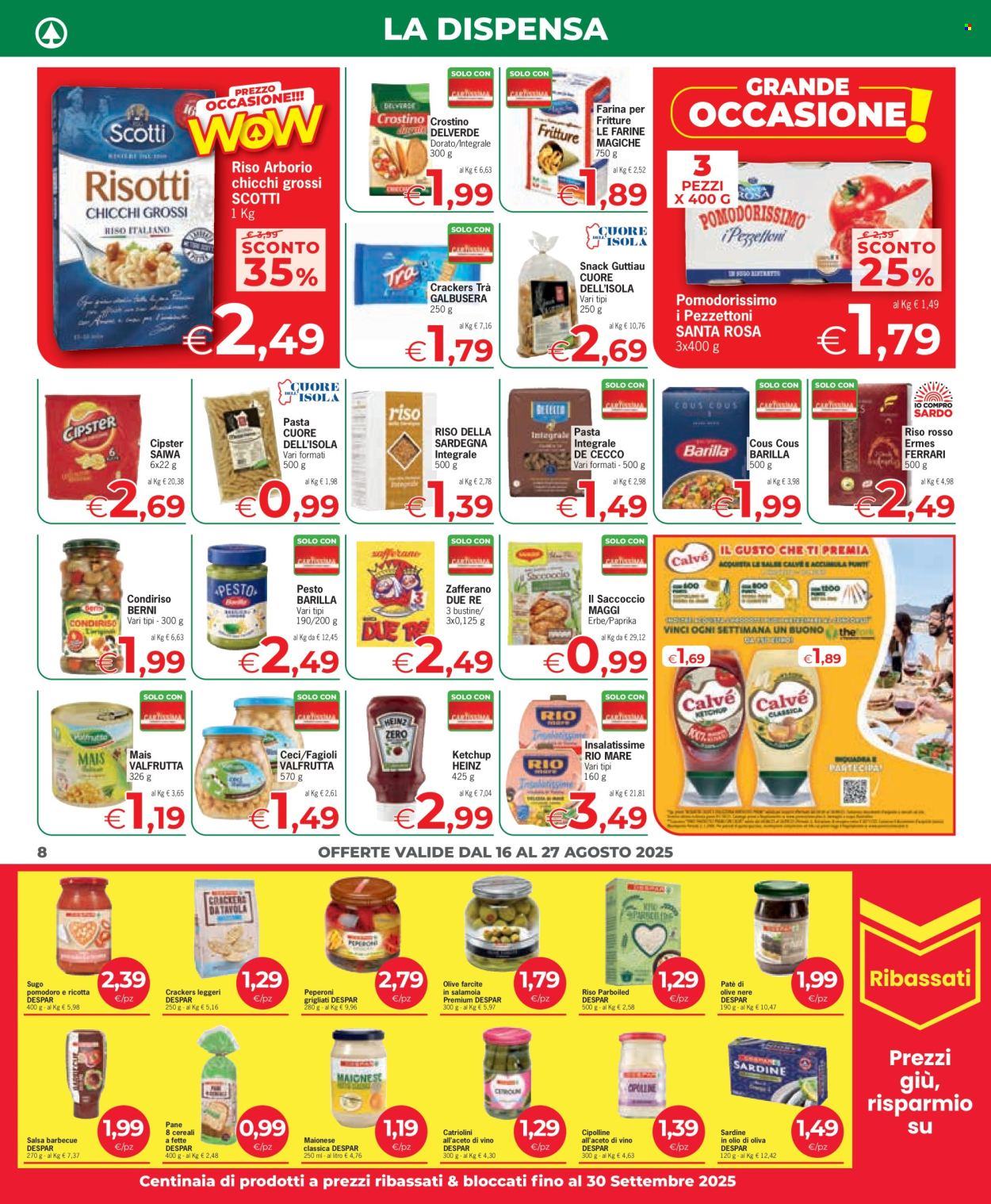 Volantino Eurospar - 16/8/2025 - 27/8/2025. Pagina 8