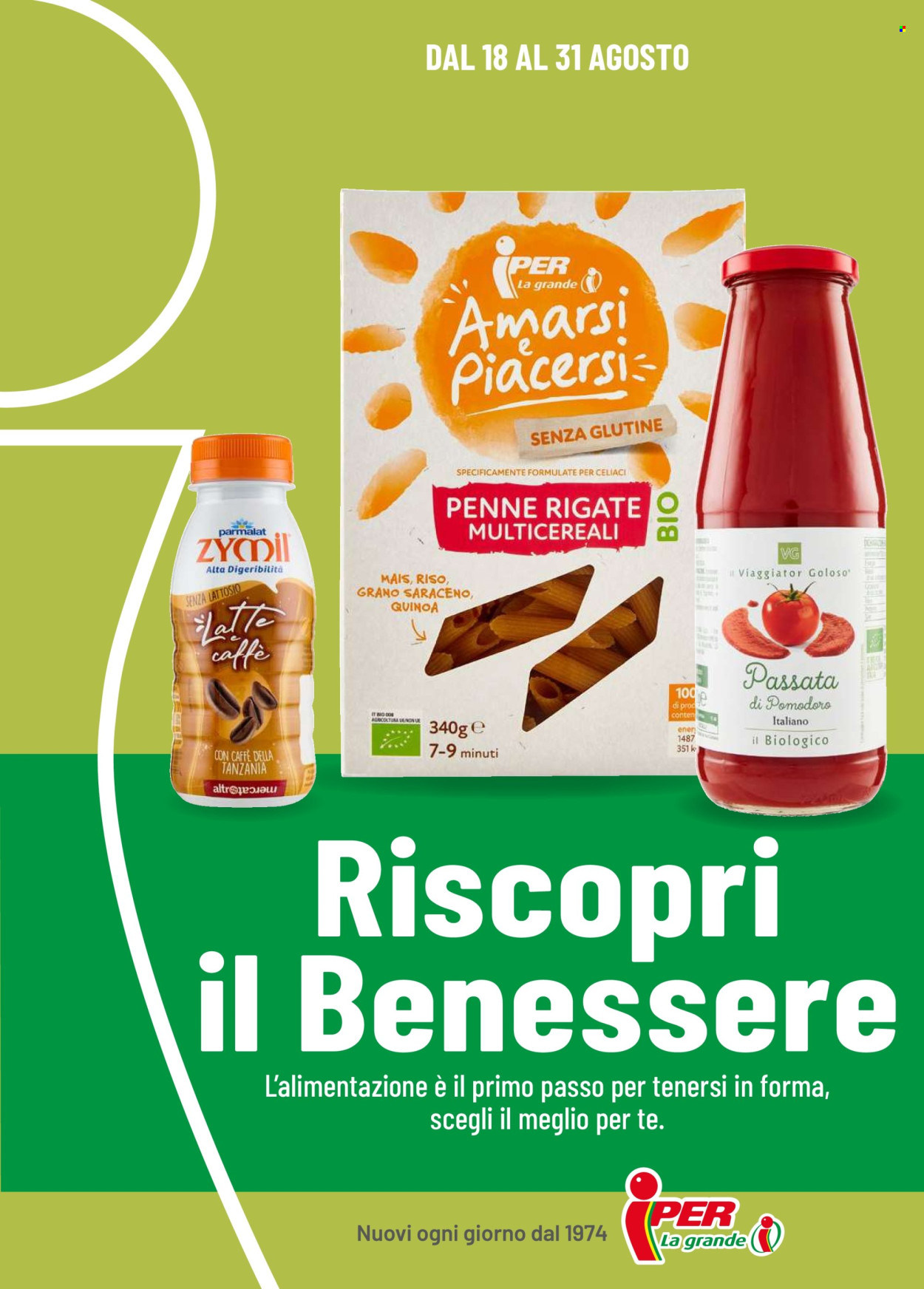 Volantino Iper, La grande i - 18/8/2025 - 31/8/2025. Pagina 1