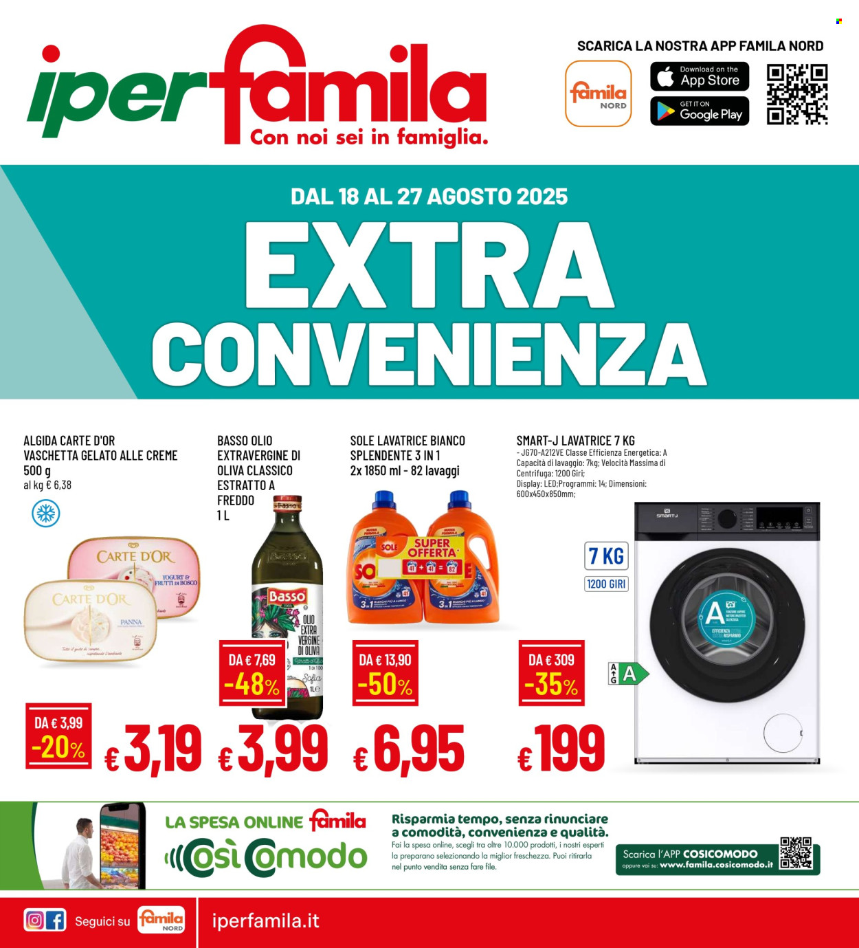Volantino Famila - 18/8/2025 - 27/8/2025. Pagina 1
