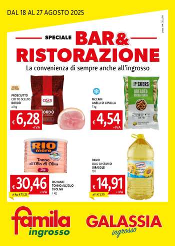 Volantino Famila - 18/8/2025 - 27/8/2025.