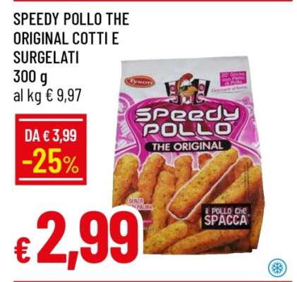 SPEEDY POLLO THE ORIGINAL COTTI E SURGELATI