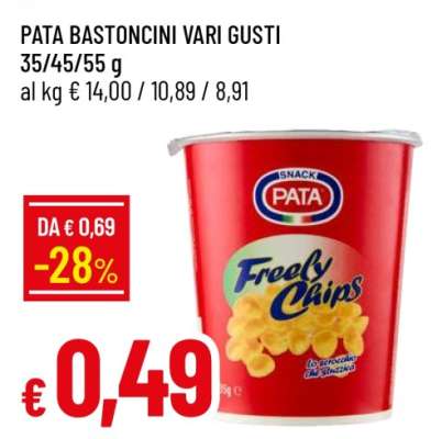 PATA BASTONCINI VARI GUSTI
