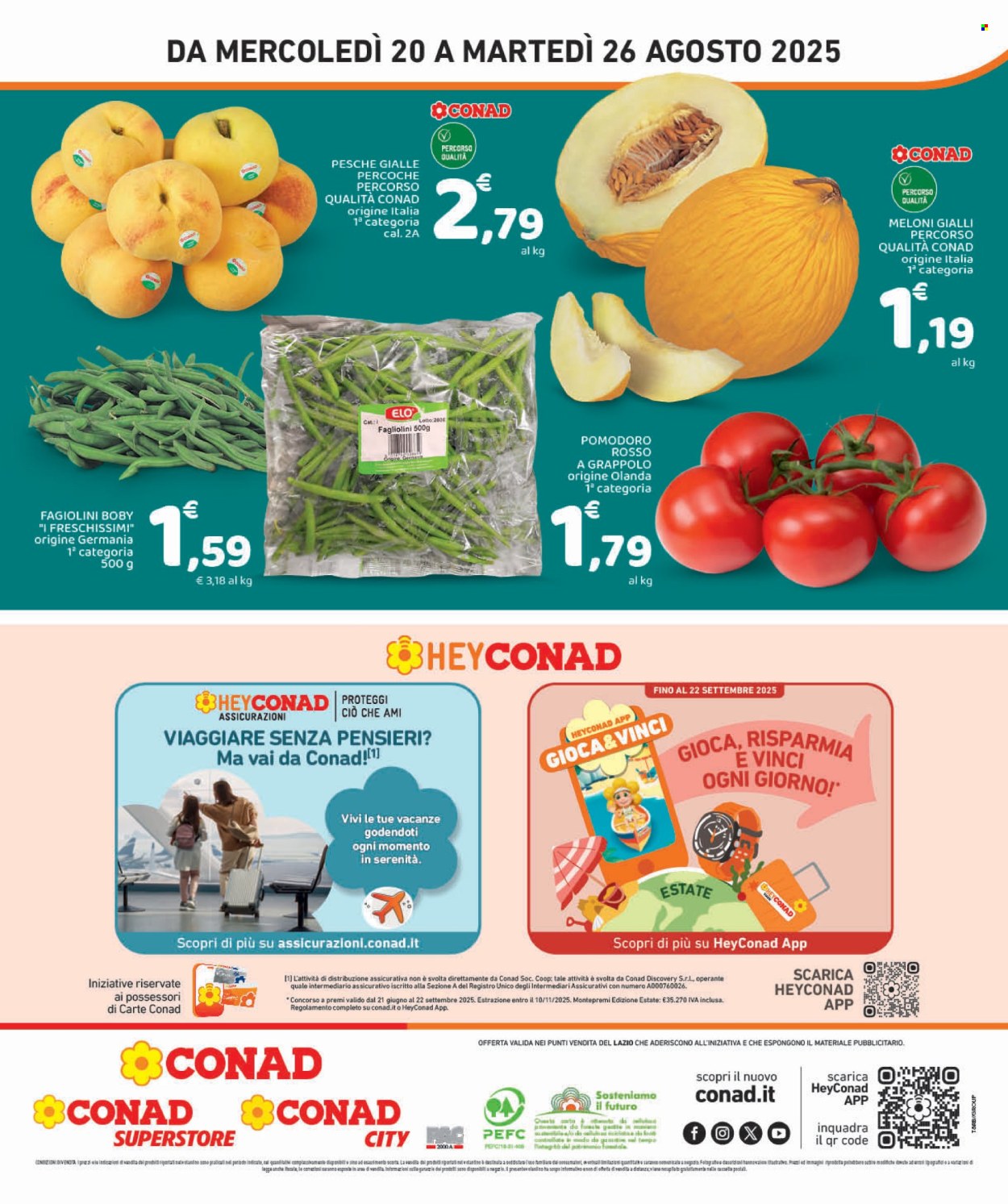 Volantino Conad - 20/8/2025 - 26/8/2025. Pagina 8