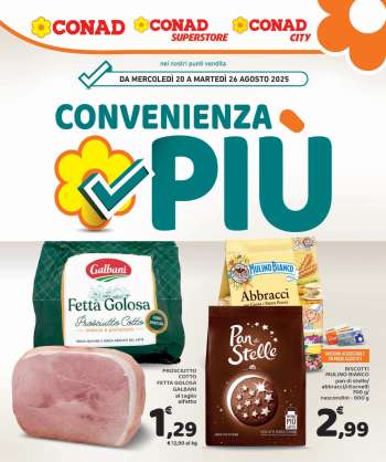 Volantino Conad - 20/8/2025 - 26/8/2025.