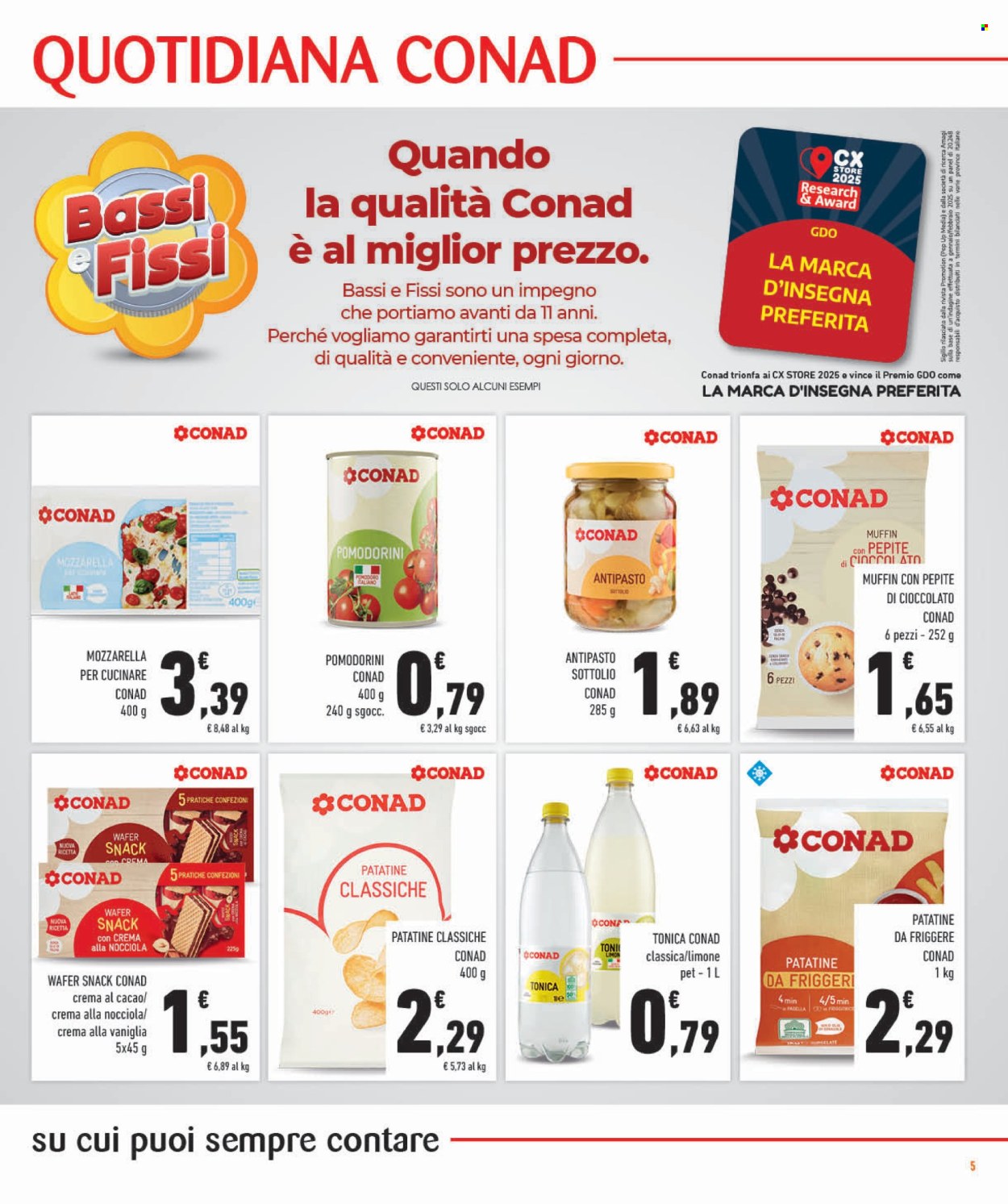 Volantino Conad - 20/8/2025 - 26/8/2025. Pagina 5
