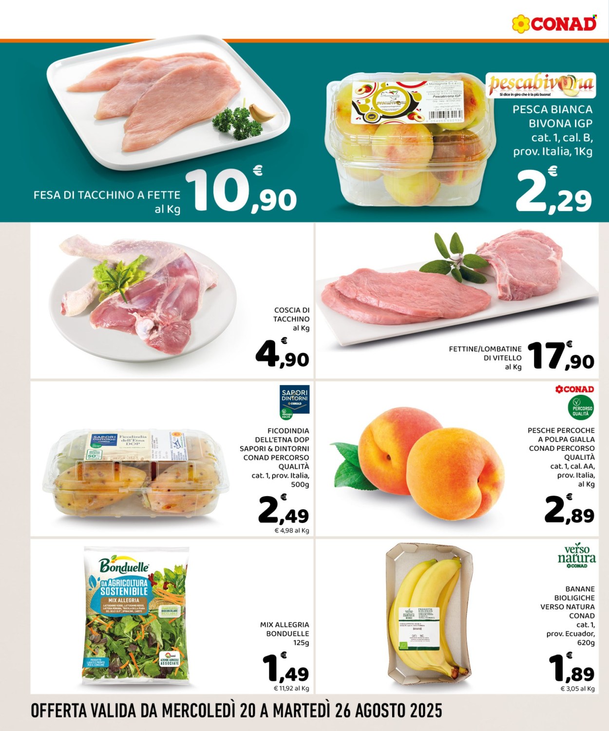Volantino Conad - 20/8/2025 - 26/8/2025. Pagina 2