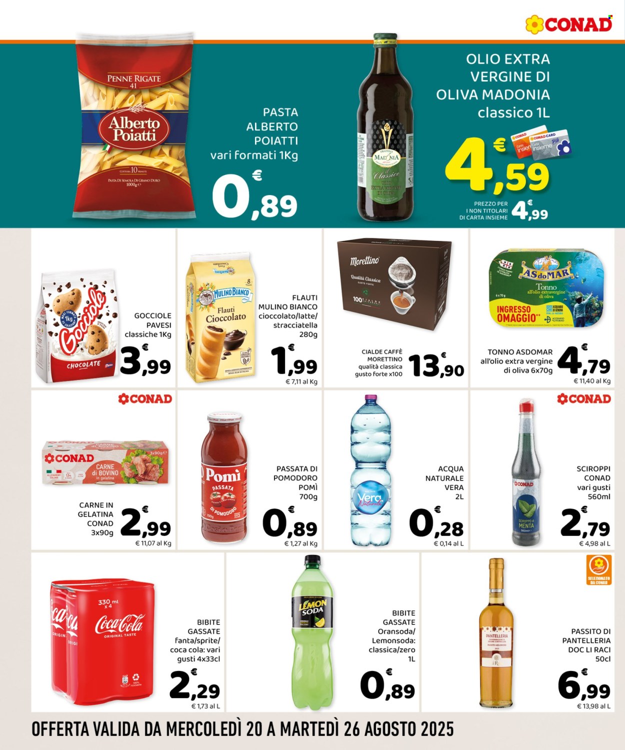 Volantino Conad - 20/8/2025 - 26/8/2025. Pagina 4