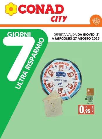Volantino Conad - 21/8/2025 - 27/8/2025.