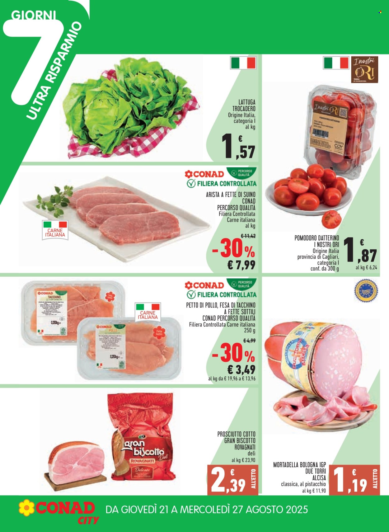 Volantino Conad - 21/8/2025 - 27/8/2025. Pagina 2