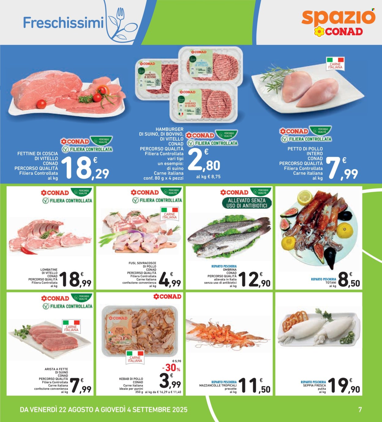 Volantino Spazio Conad - 22/8/2025 - 4/9/2025. Pagina 7