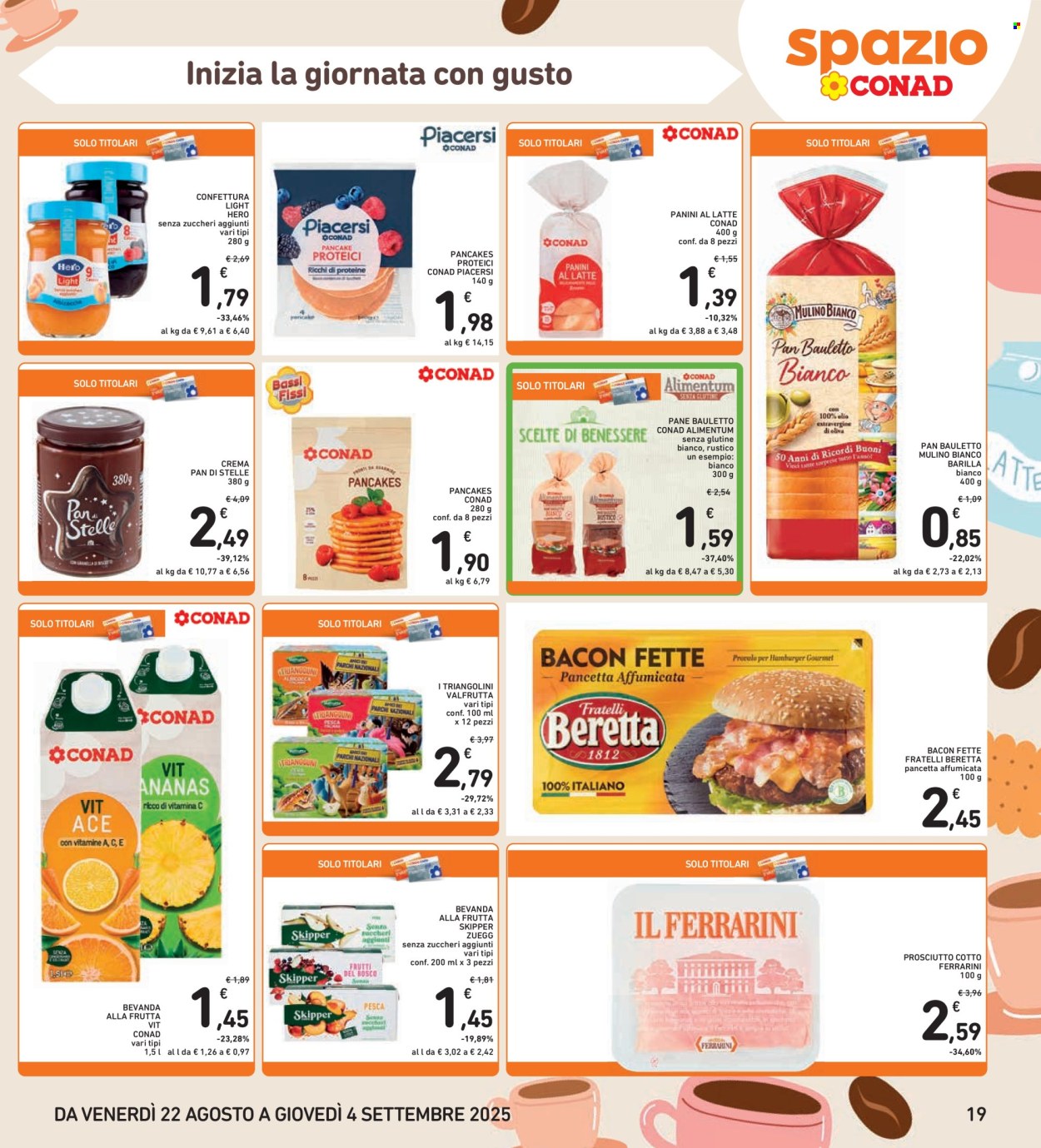 Volantino Spazio Conad - 22/8/2025 - 4/9/2025. Pagina 19