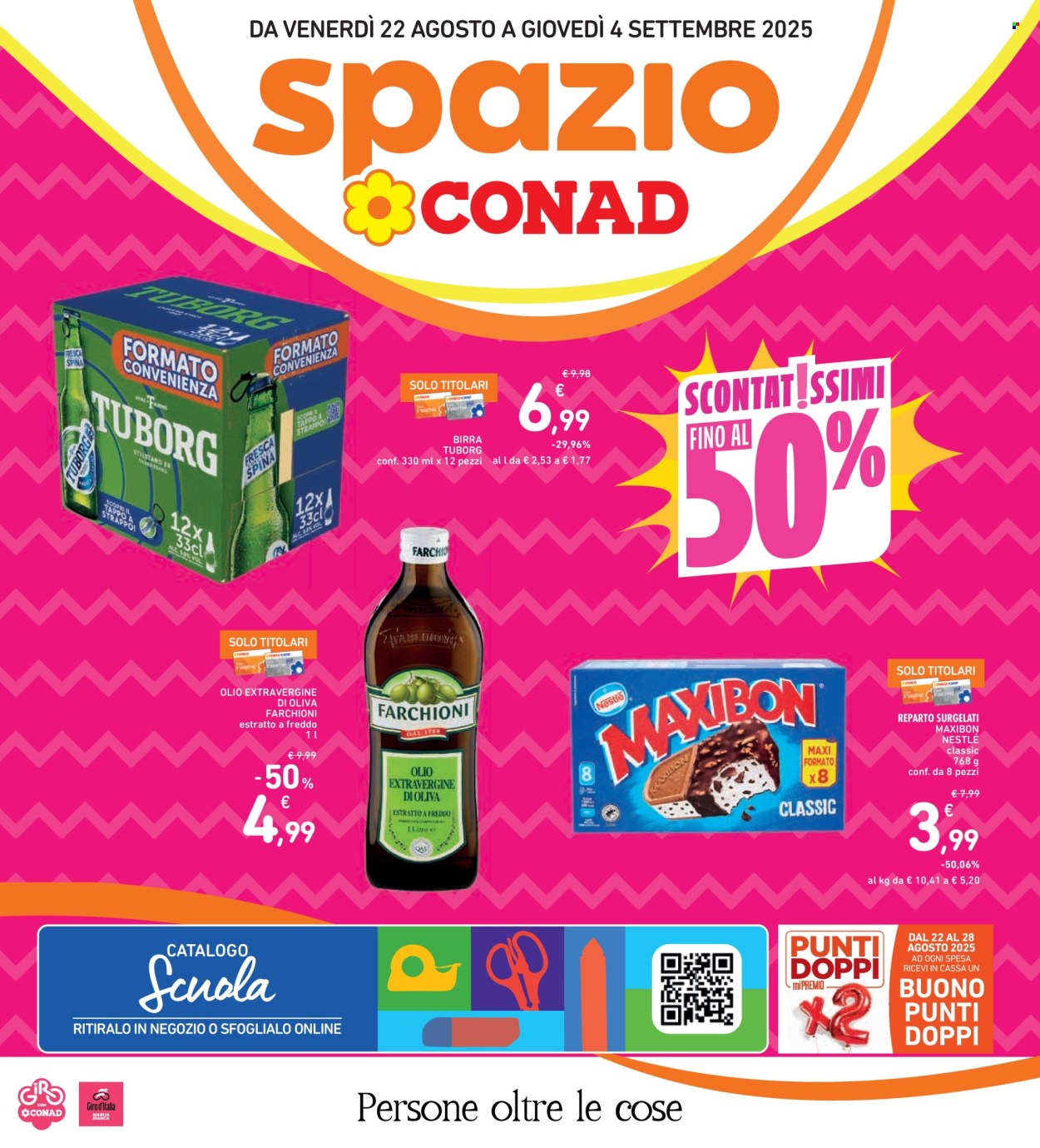Volantino Spazio Conad - 22/8/2025 - 4/9/2025. Pagina 1