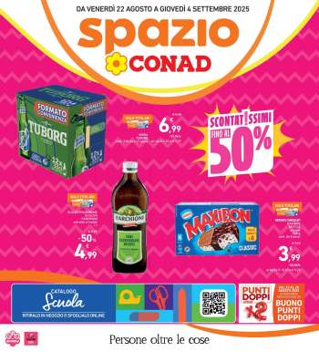 Volantino Spazio Conad - 22/8/2025 - 4/9/2025.