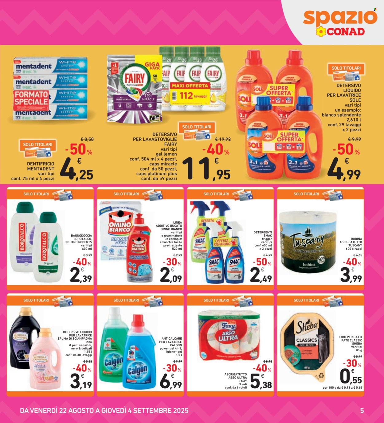 Volantino Spazio Conad - 22/8/2025 - 4/9/2025. Pagina 5