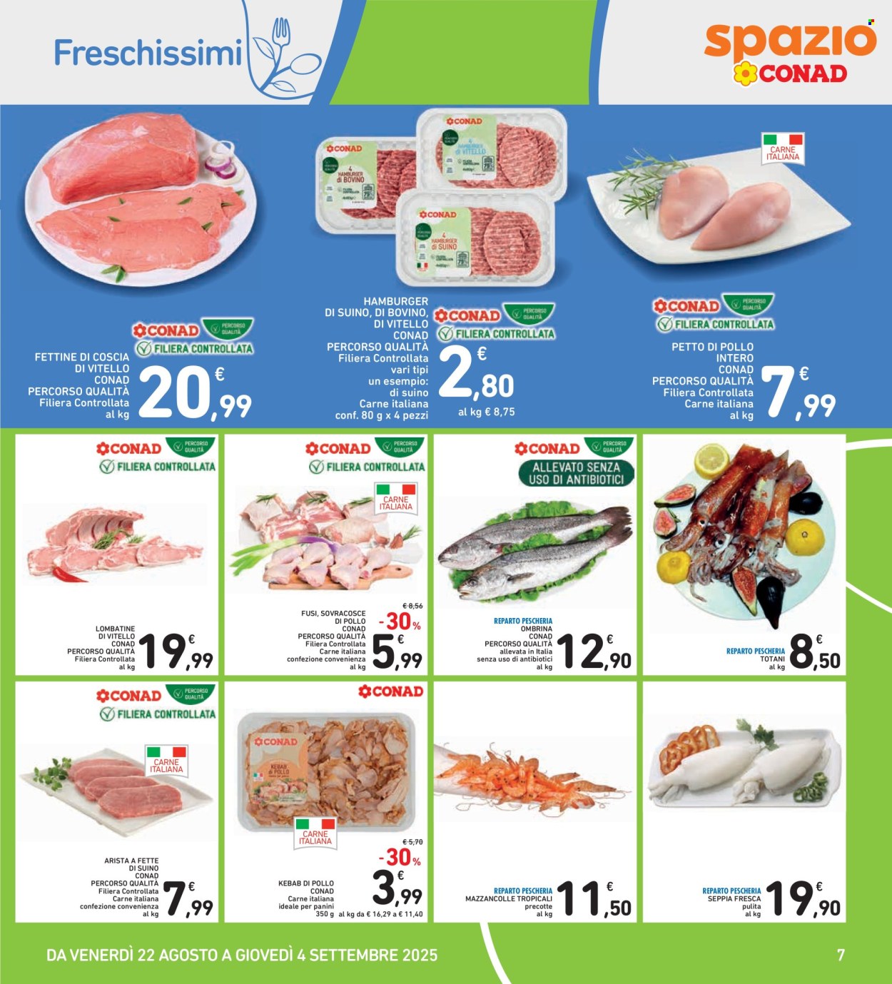 Volantino Spazio Conad - 22/8/2025 - 4/9/2025. Pagina 7