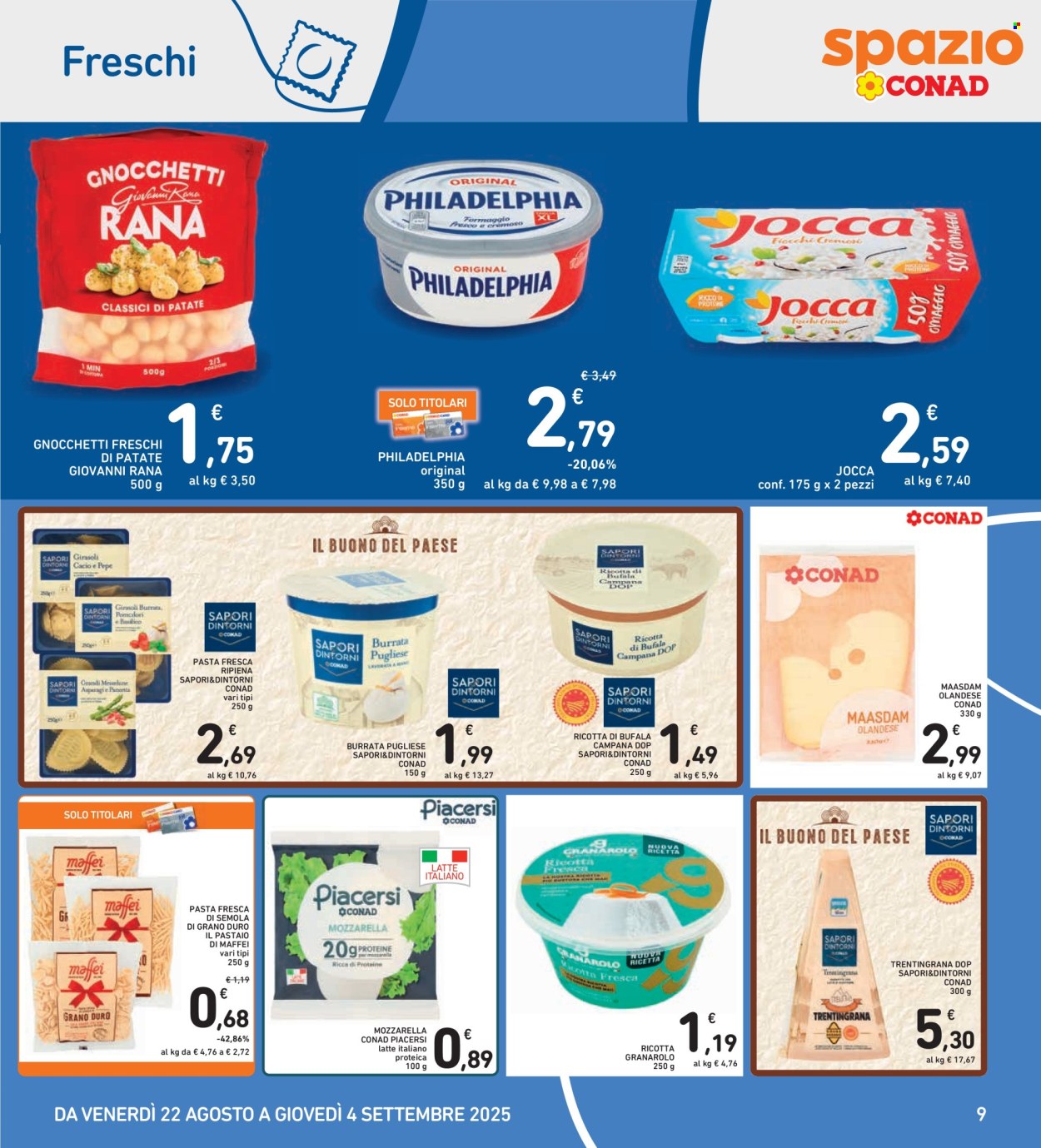 Volantino Spazio Conad - 22/8/2025 - 4/9/2025. Pagina 9