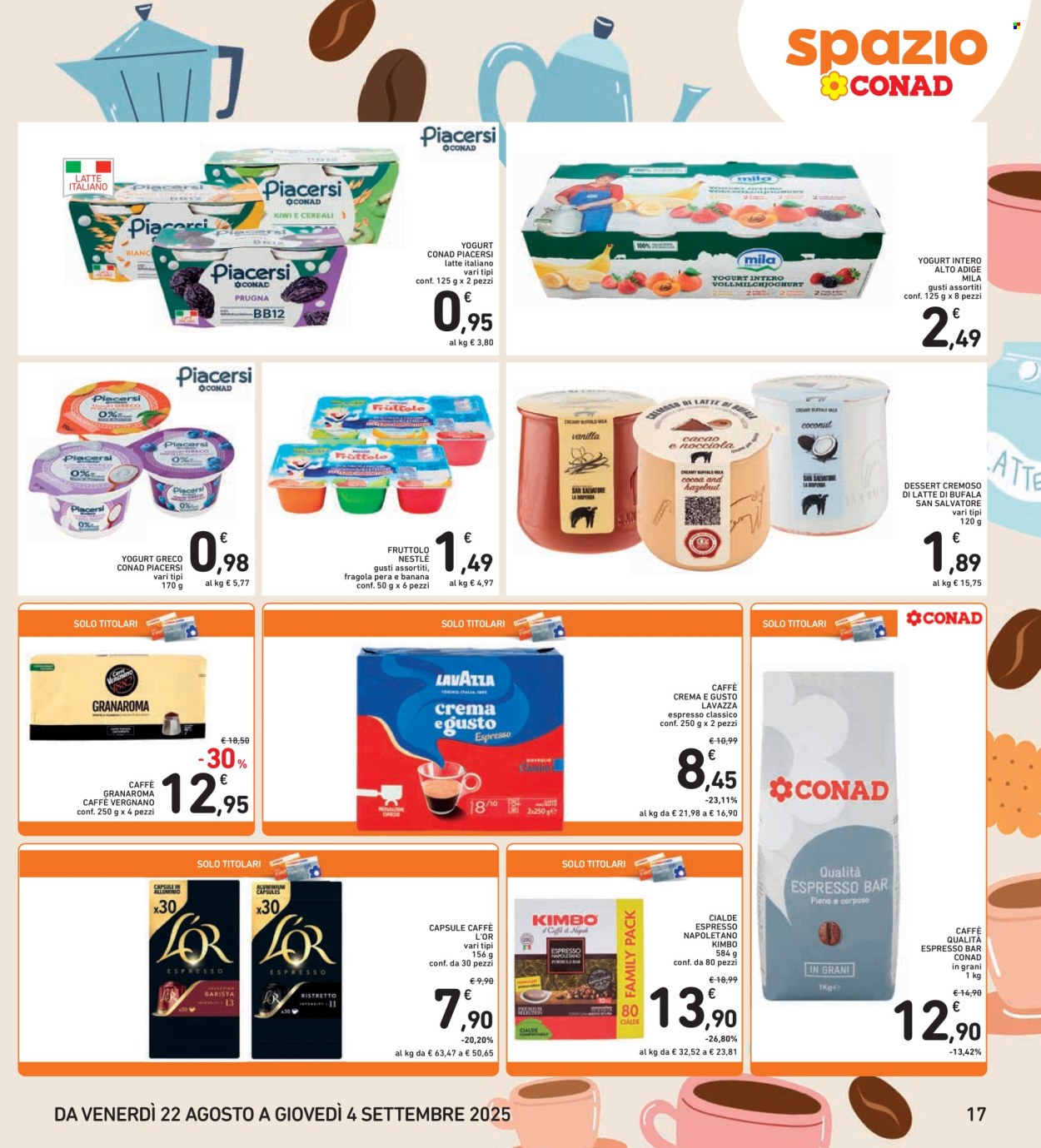 Volantino Spazio Conad - 22/8/2025 - 4/9/2025. Pagina 17