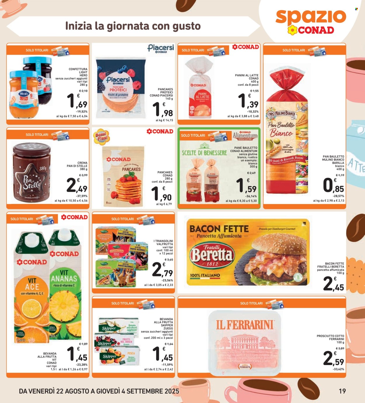 Volantino Spazio Conad - 22/8/2025 - 4/9/2025. Pagina 19