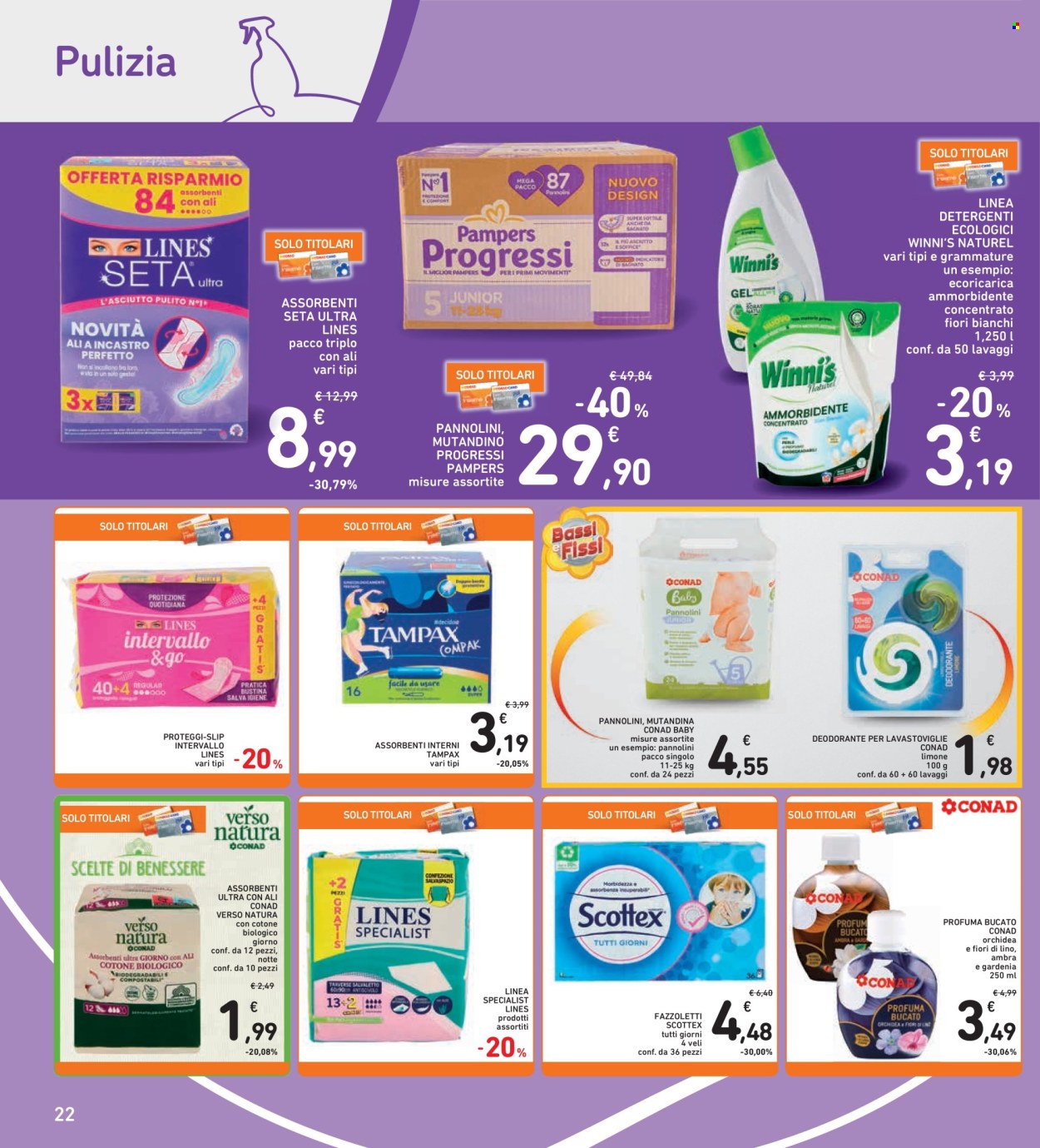 Volantino Spazio Conad - 22/8/2025 - 4/9/2025. Pagina 22