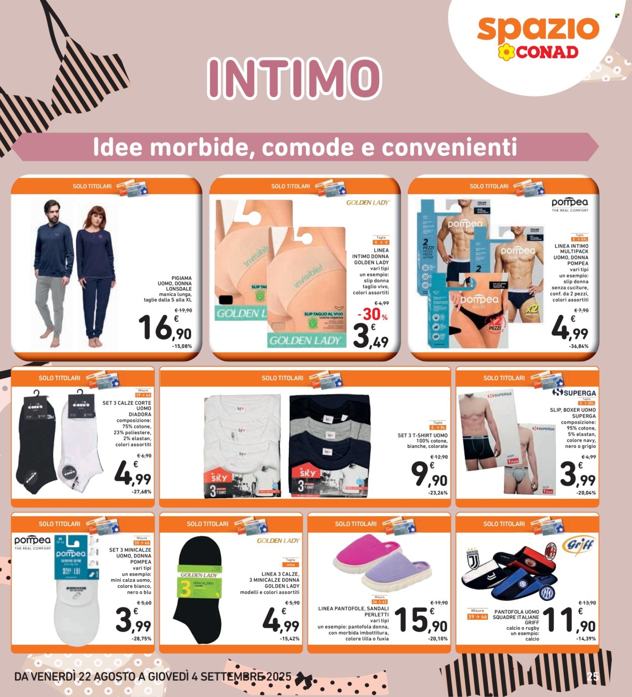 Volantino Spazio Conad - 22/8/2025 - 4/9/2025. Pagina 25