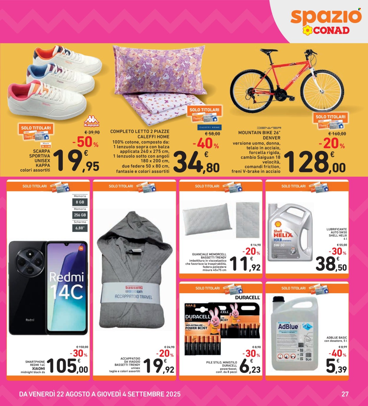 Volantino Spazio Conad - 22/8/2025 - 4/9/2025. Pagina 27
