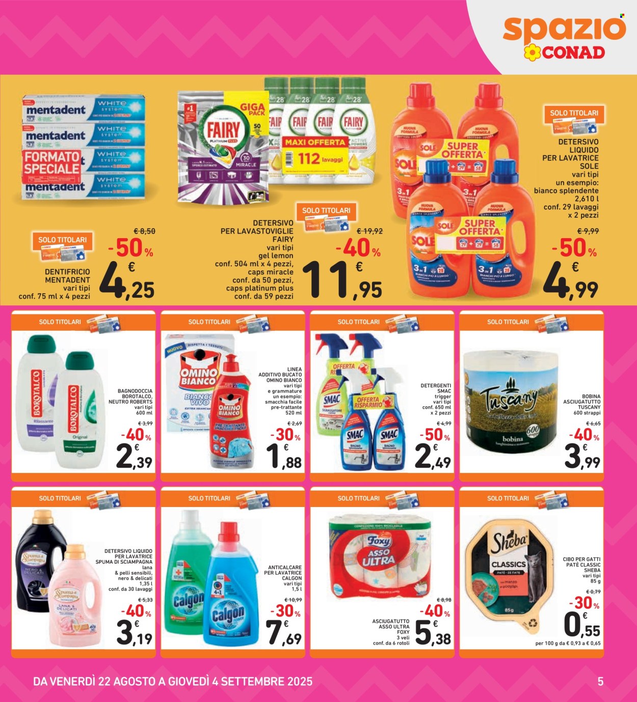 Volantino Spazio Conad - 22/8/2025 - 4/9/2025. Pagina 5