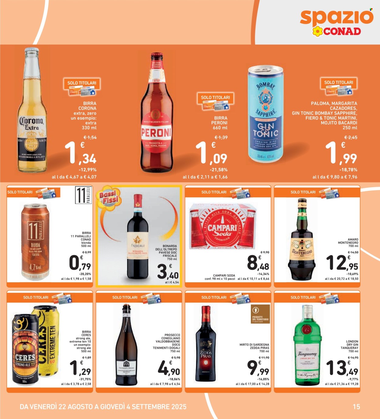 Volantino Spazio Conad - 22/8/2025 - 4/9/2025. Pagina 15