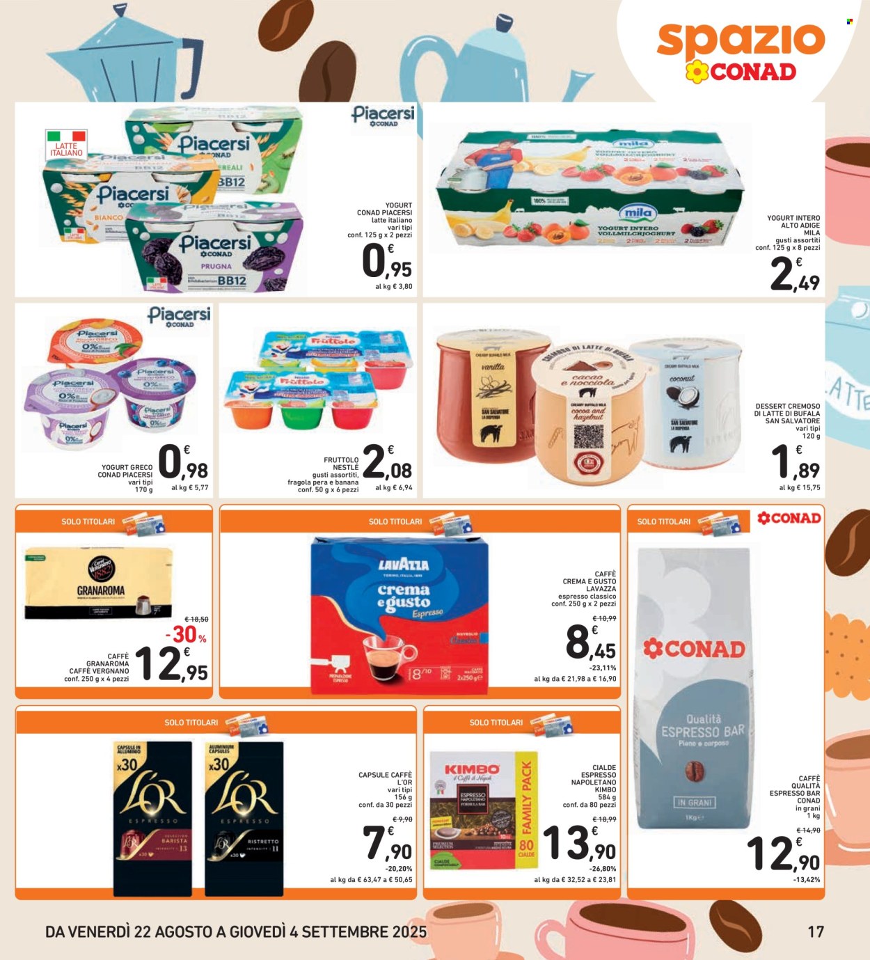 Volantino Spazio Conad - 22/8/2025 - 4/9/2025. Pagina 17