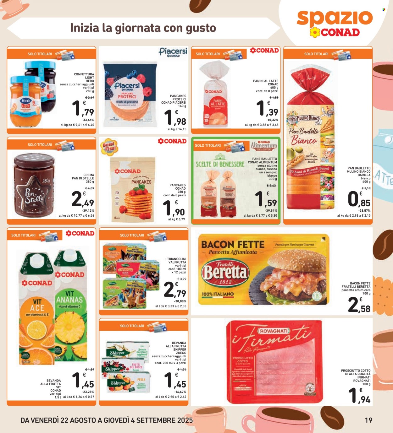 Volantino Spazio Conad - 22/8/2025 - 4/9/2025. Pagina 19