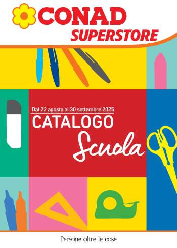 Volantino Conad Superstore - 22/8/2025 - 30/9/2025.