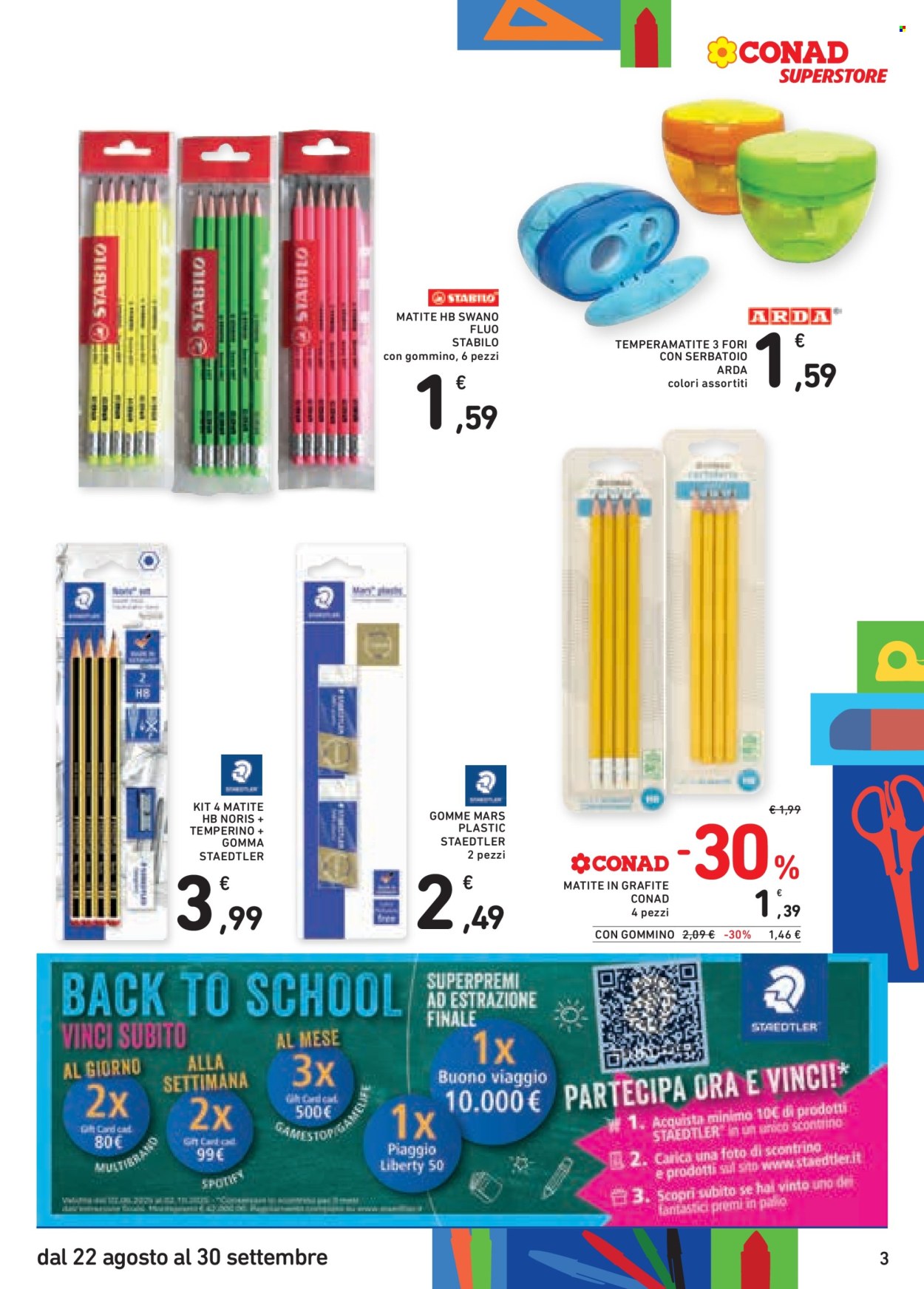 Volantino Conad Superstore - 22/8/2025 - 30/9/2025. Pagina 3