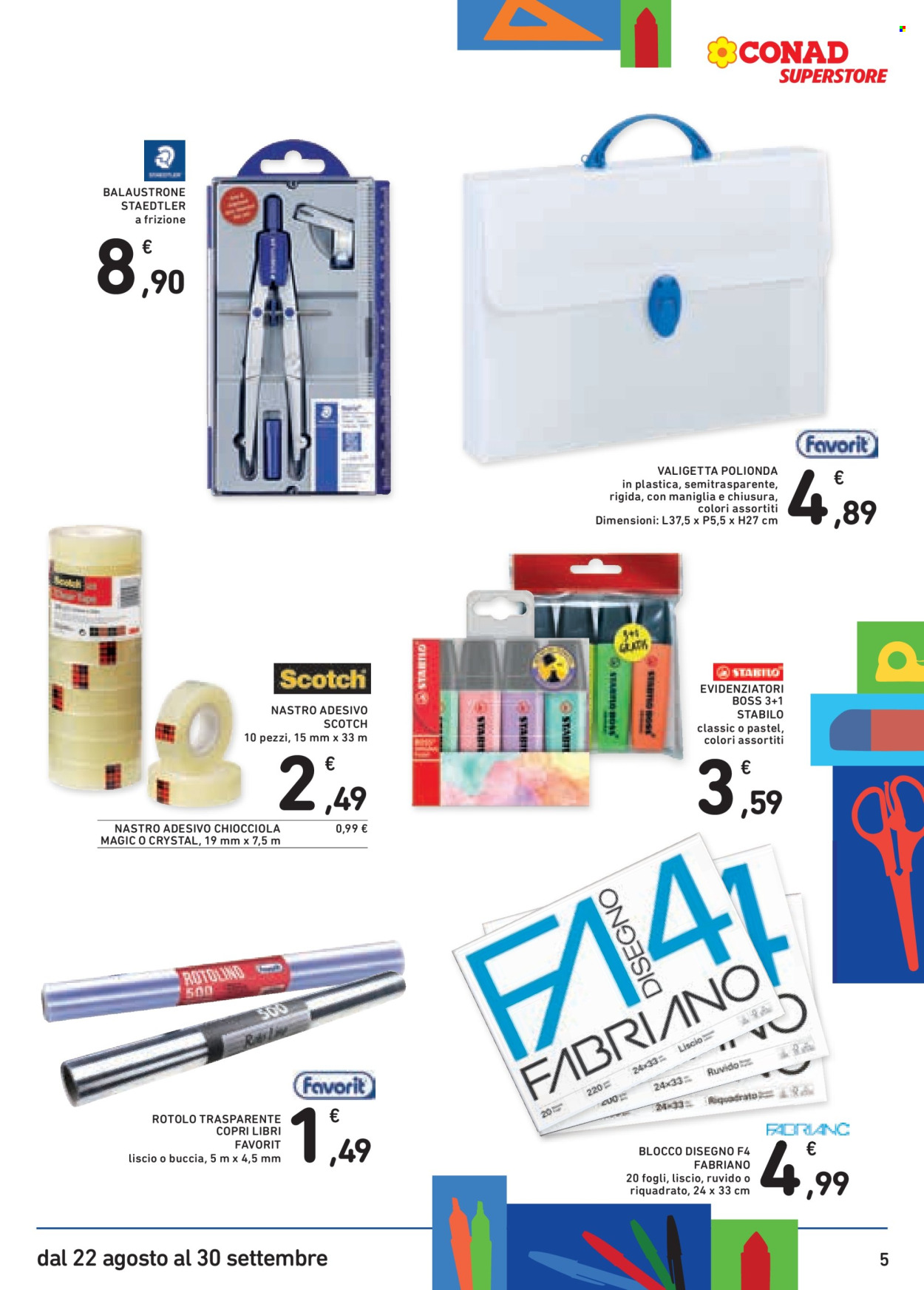 Volantino Conad Superstore - 22/8/2025 - 30/9/2025. Pagina 5