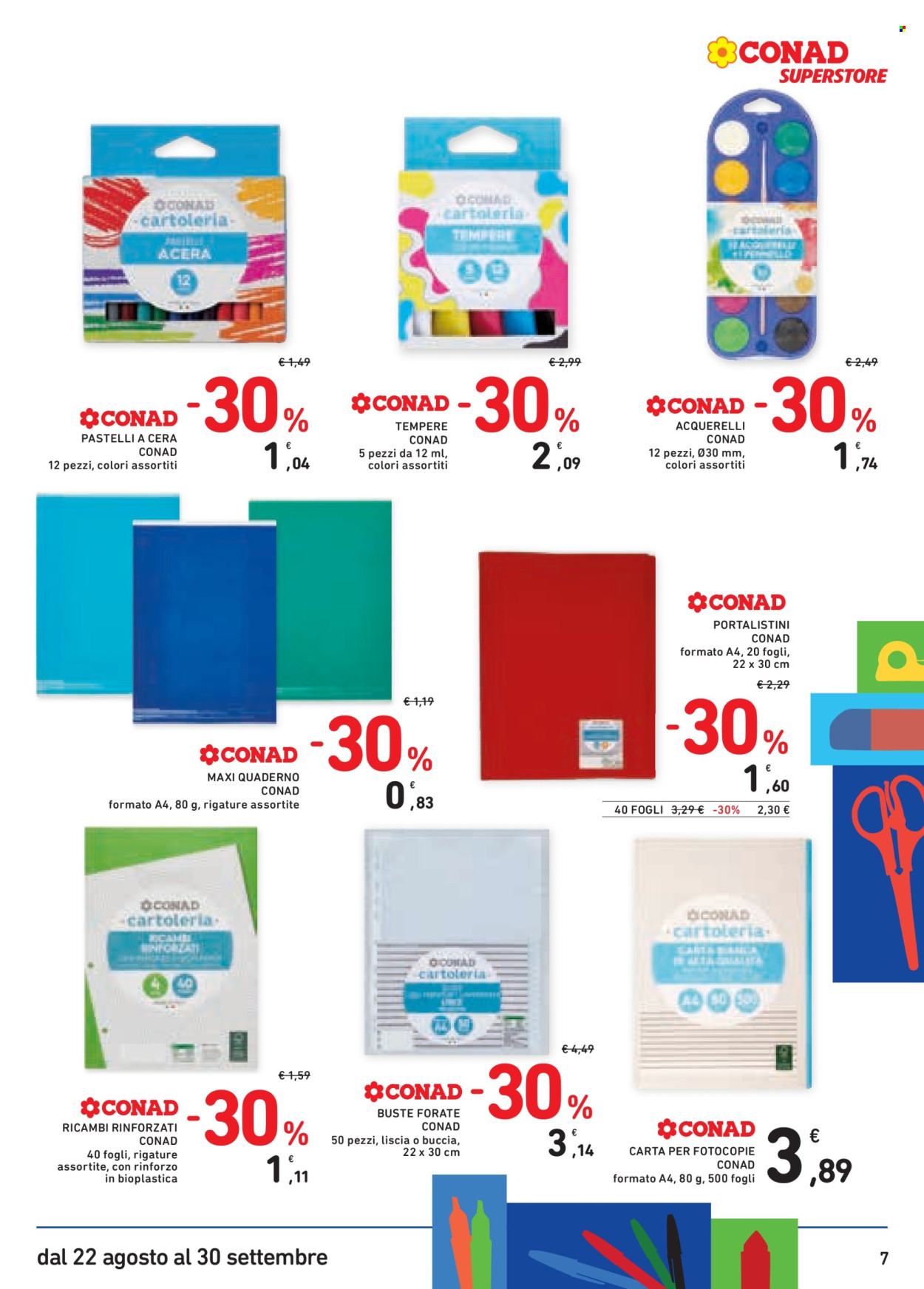 Volantino Conad Superstore - 22/8/2025 - 30/9/2025. Pagina 7