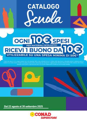 Volantino Conad - 22/8/2025 - 30/9/2025.