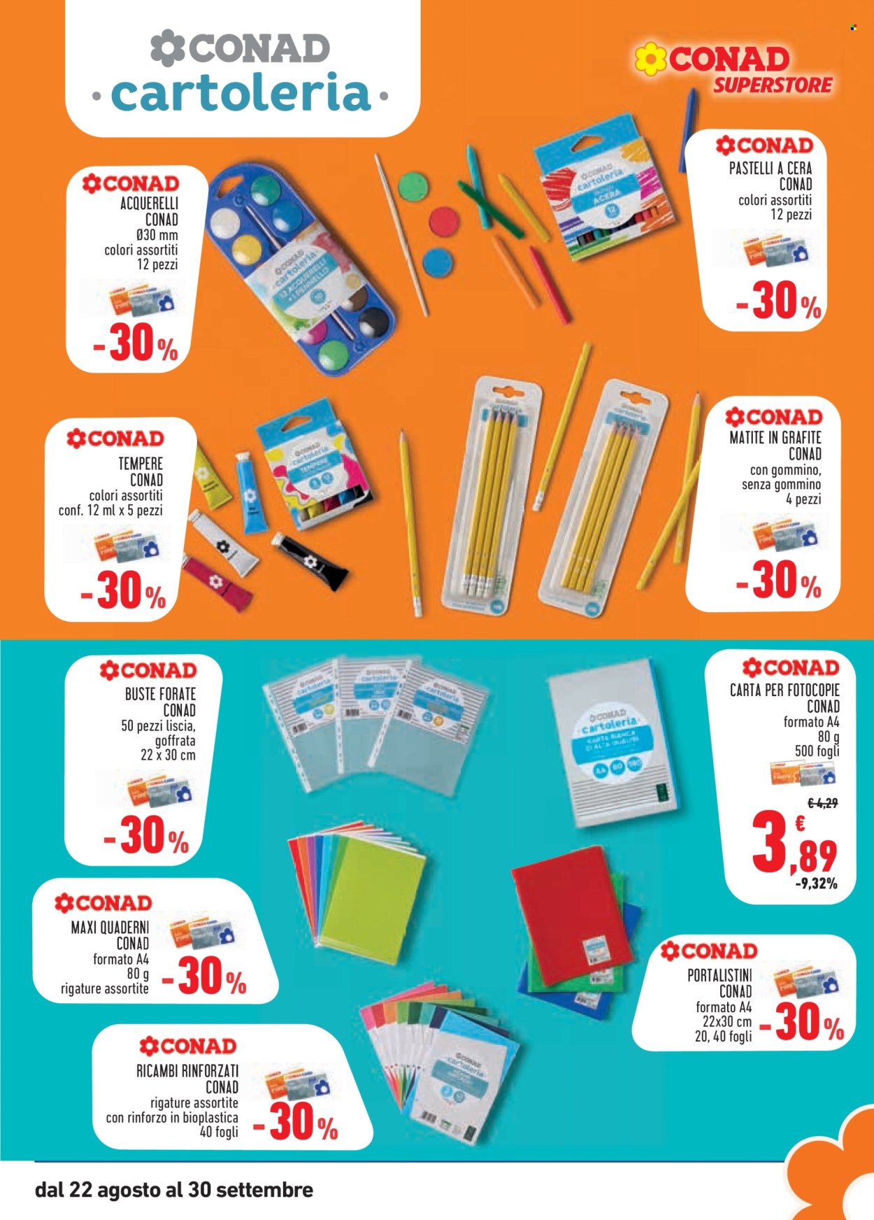 Volantino Conad - 22/8/2025 - 30/9/2025. Pagina 5