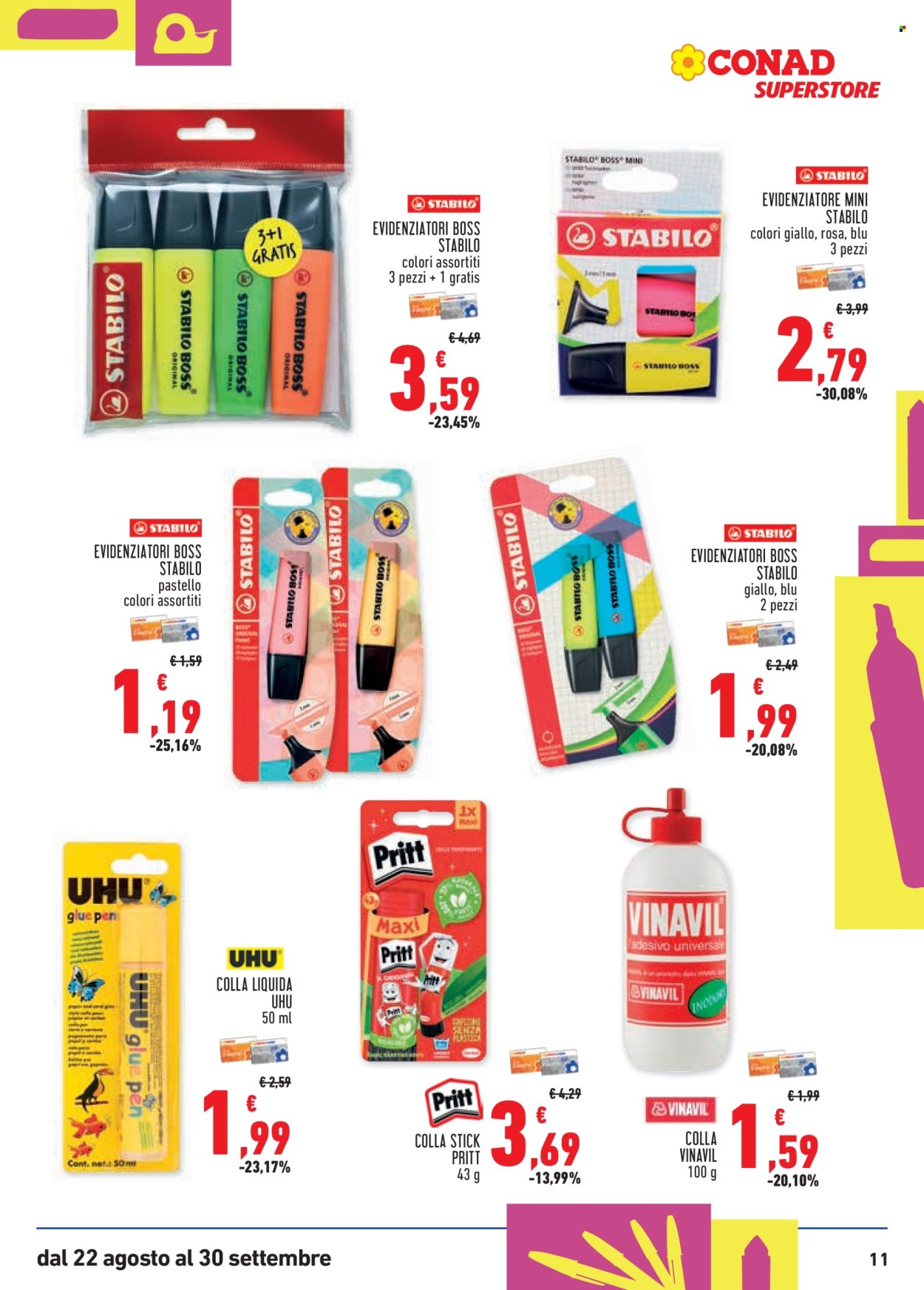 Volantino Conad - 22/8/2025 - 30/9/2025. Pagina 11