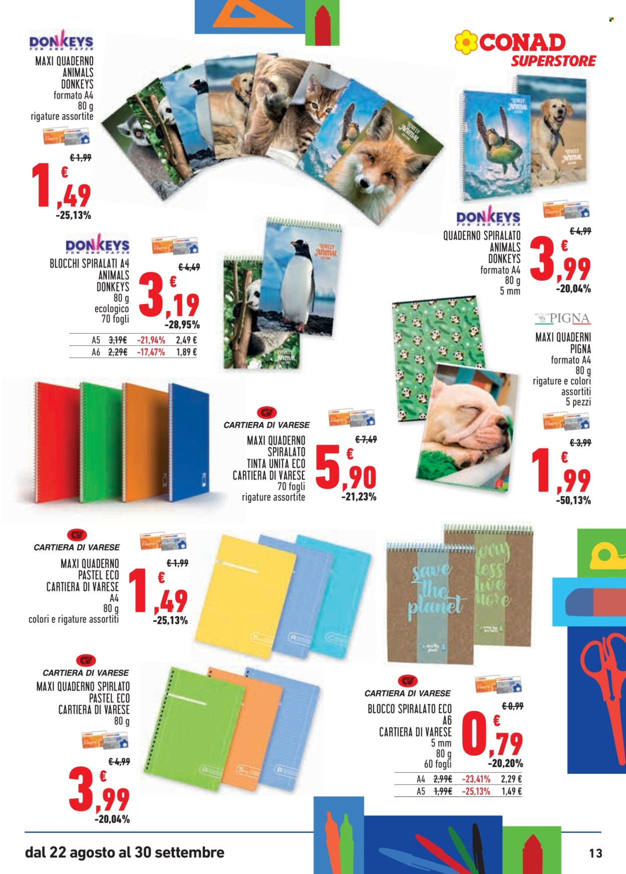 Volantino Conad - 22/8/2025 - 30/9/2025. Pagina 13